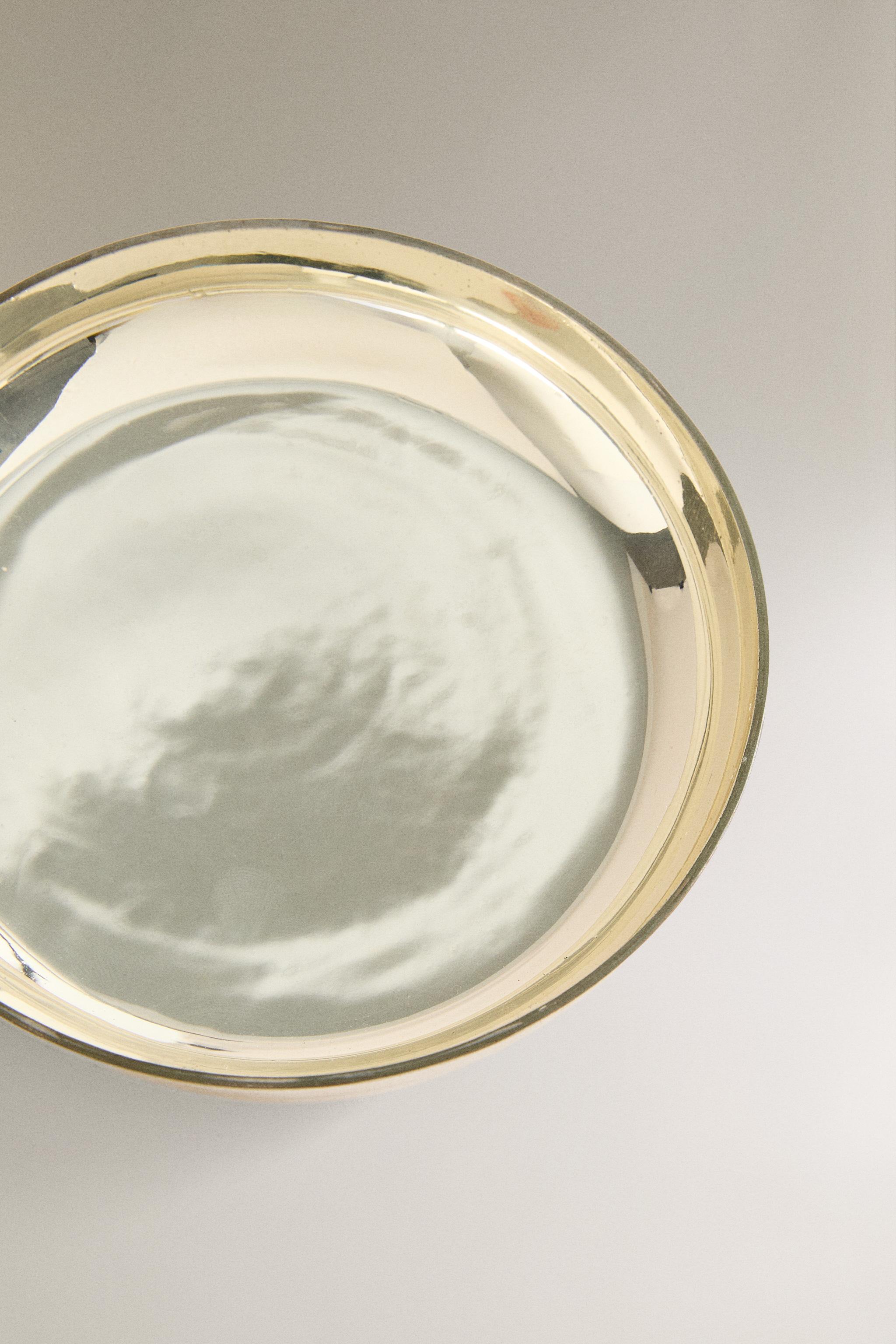 ANTIQUE GLASS CHRISTMAS TEALIGHT HOLDER